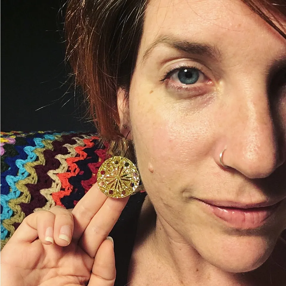 Glitter Fan-Dangles