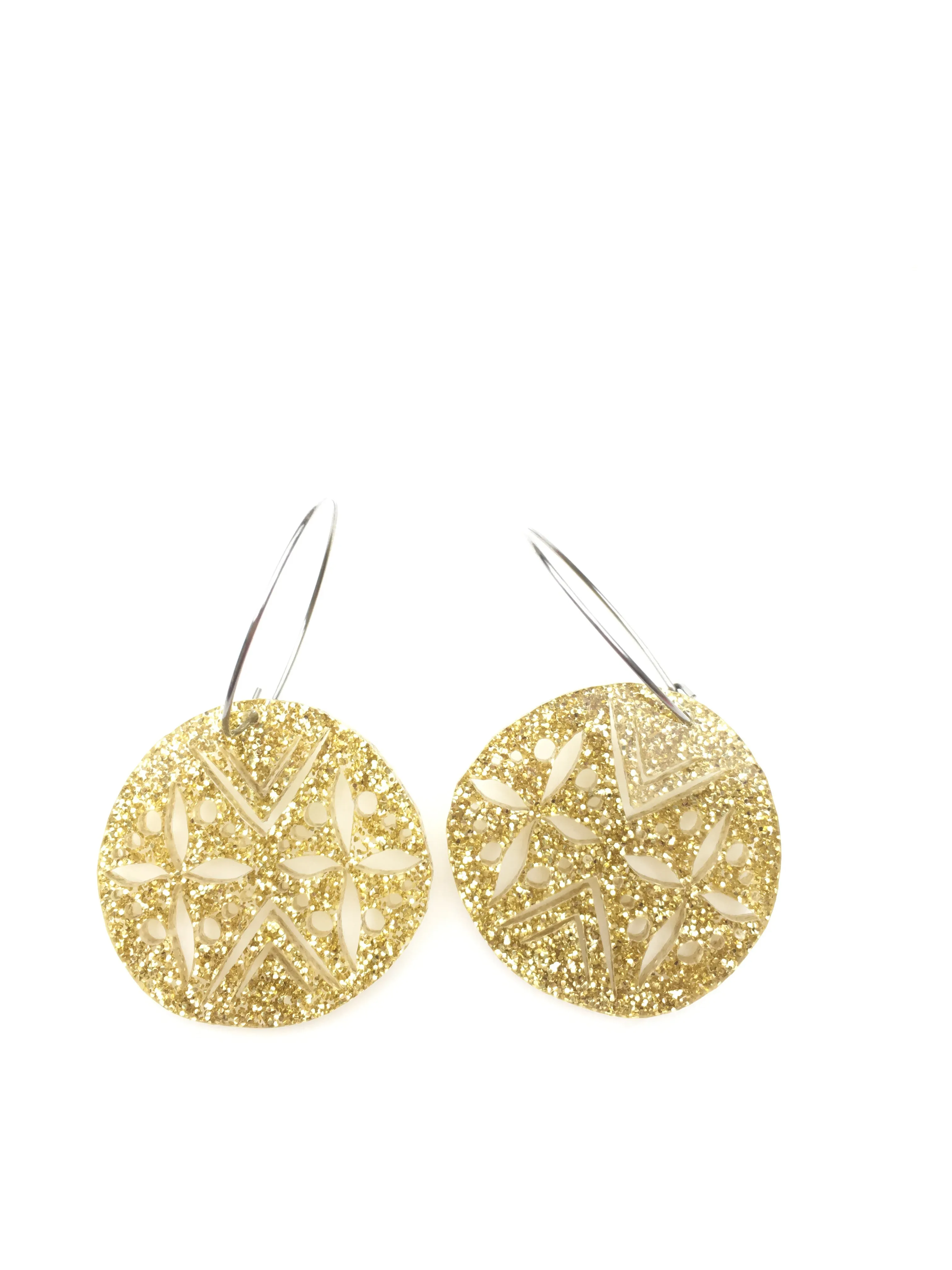 Glitter Fan-Dangles