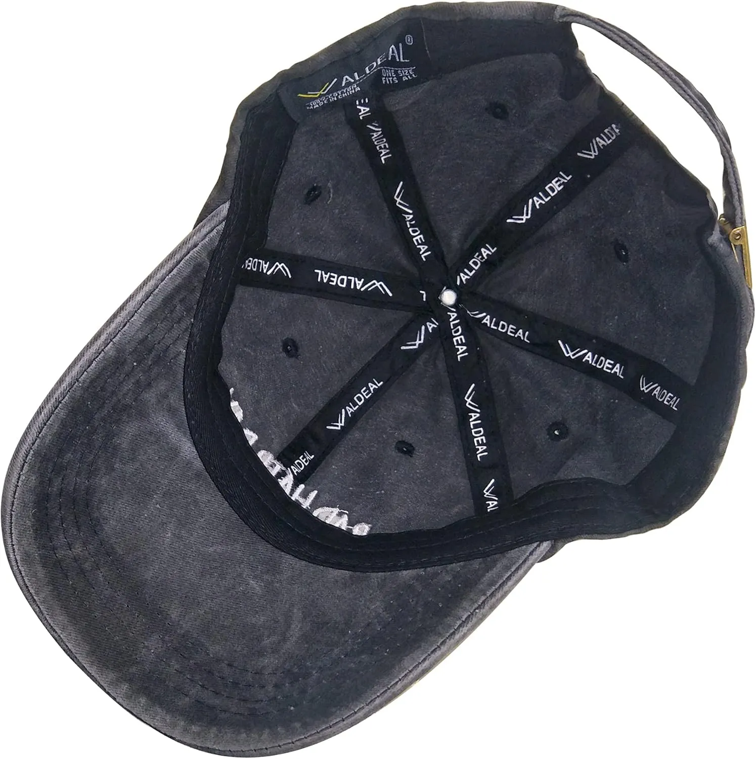 Happy Camper Embroidered Baseball Cap, Washed Adjustable Dad Hat for Men Women