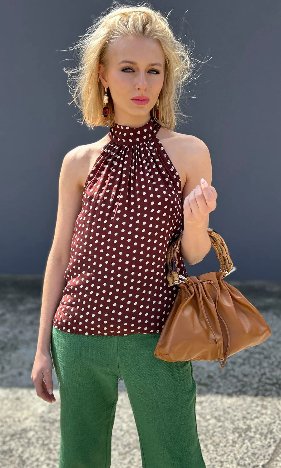Hoss Polka Dot Halter   Coming soon!