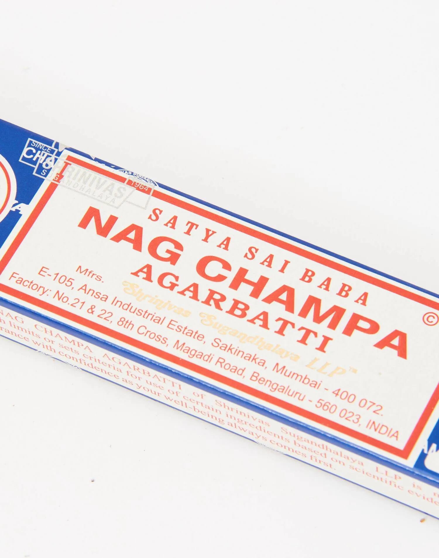 Incienso nag champa azul