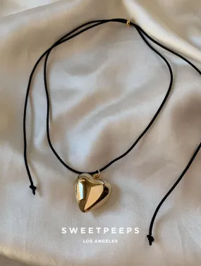 Into The Night Heart Necklace