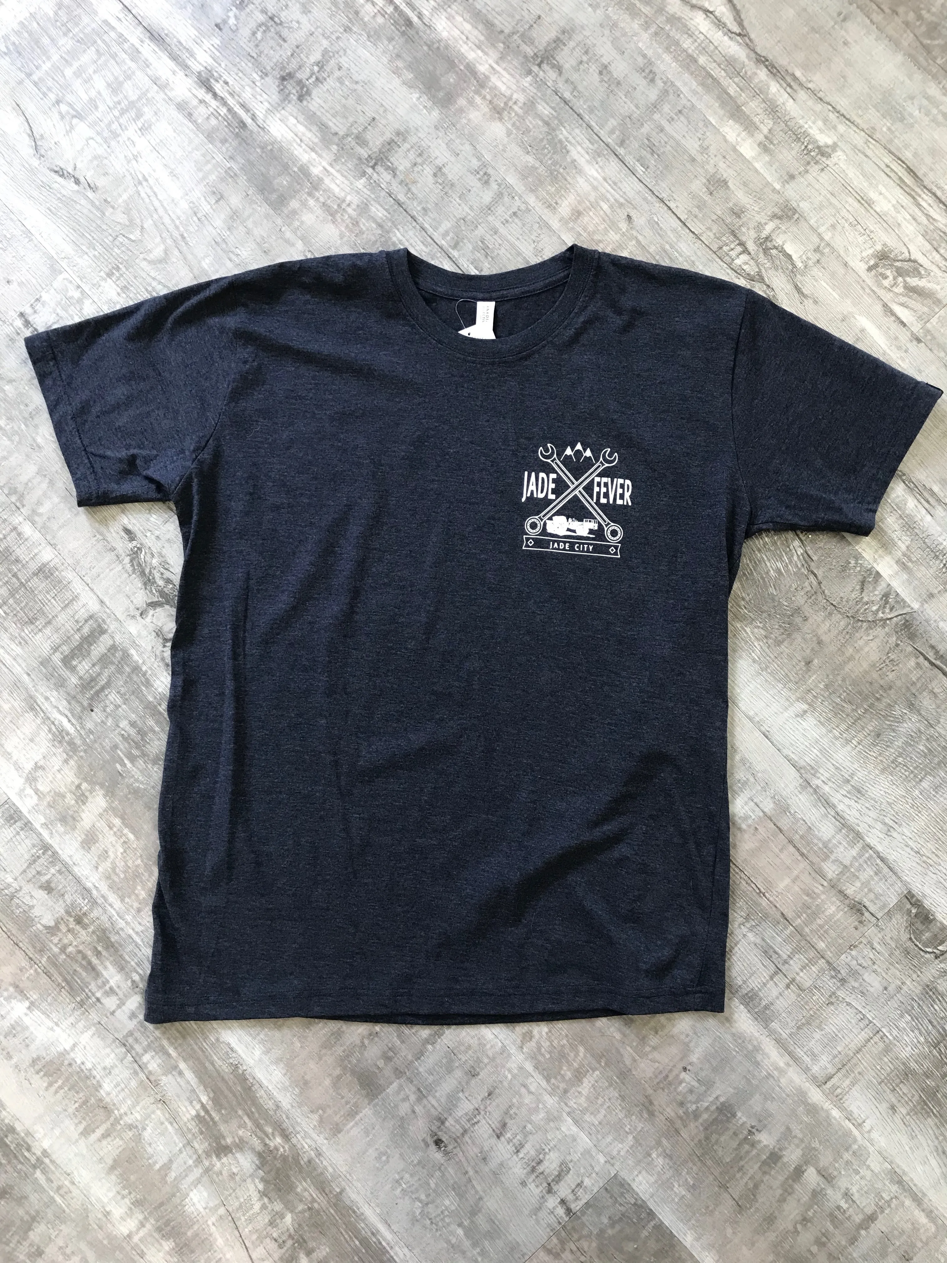 Jade Fever Wrench T-Shirt with Jade City Delta on back