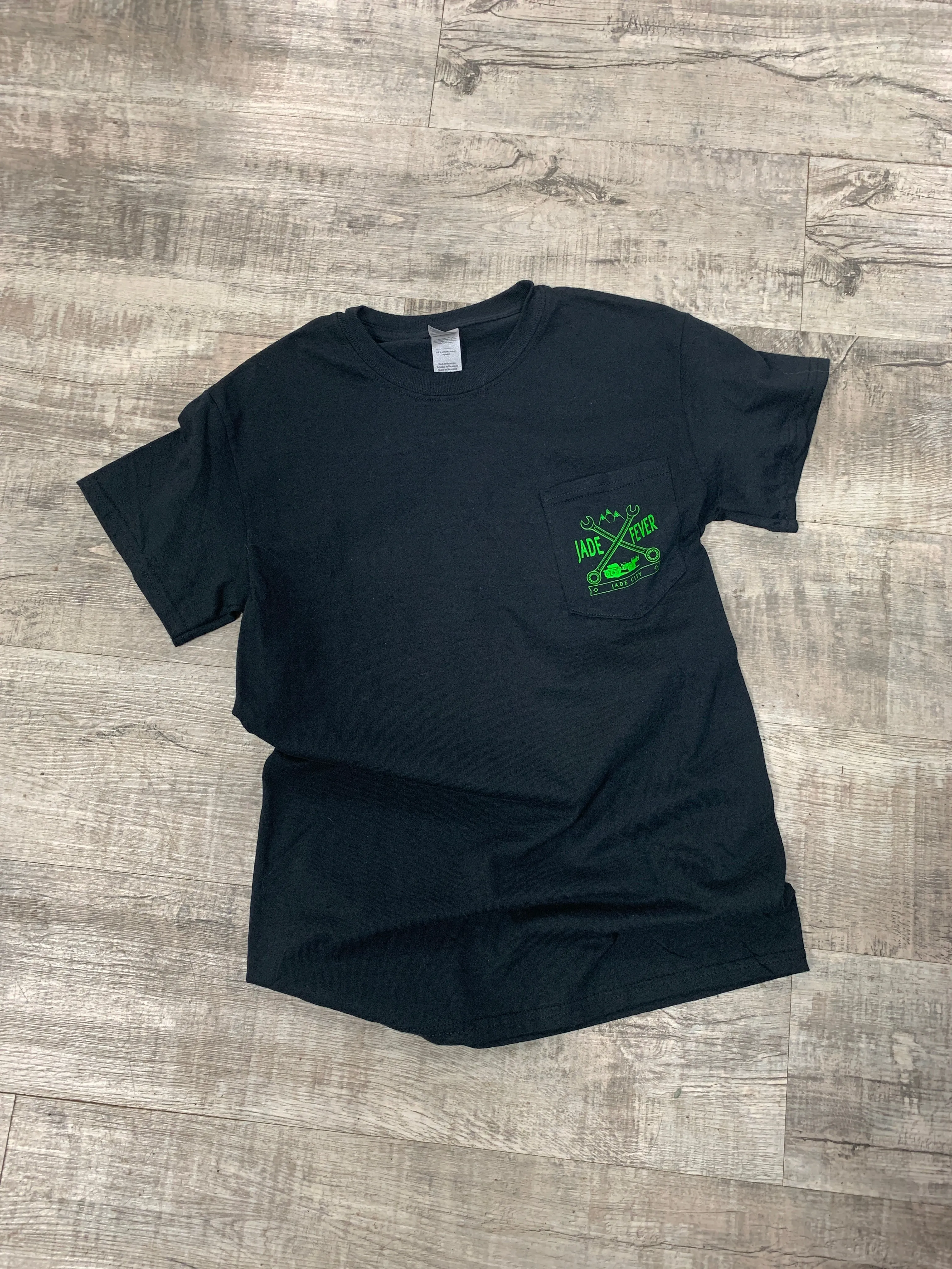 Jade Fever Wrench T-Shirt with Jade City Delta on back