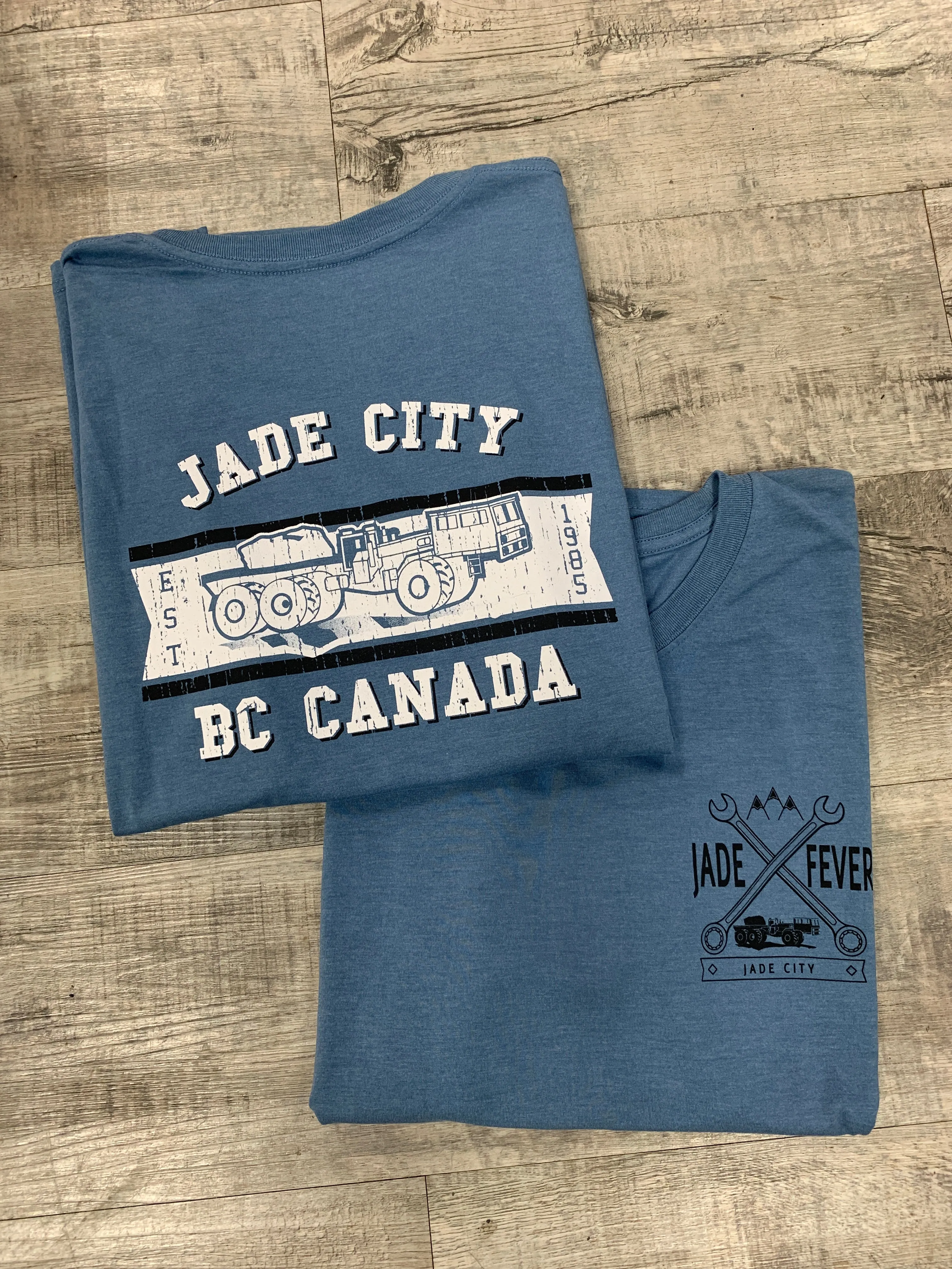 Jade Fever Wrench T-Shirt with Jade City Delta on back