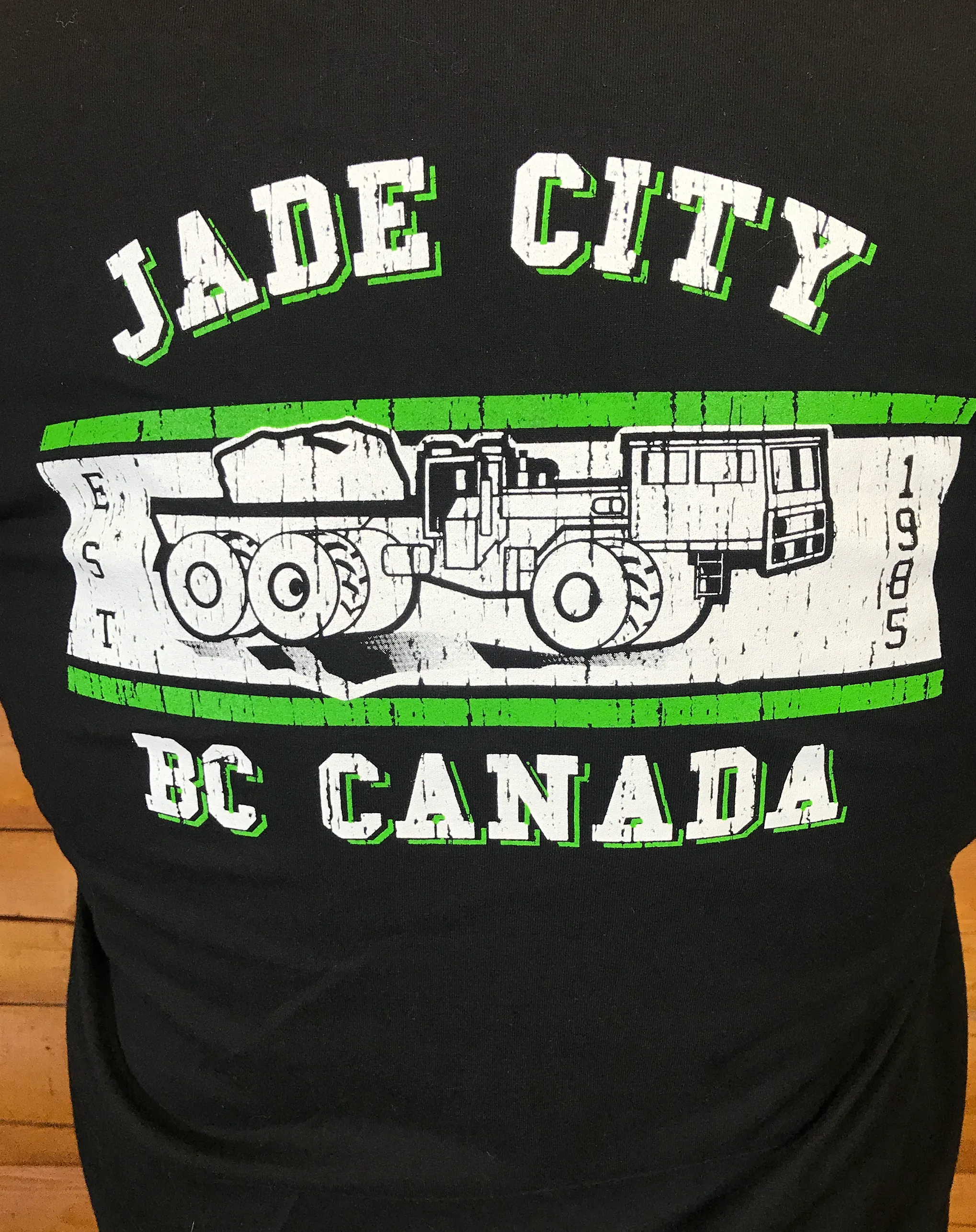 Jade Fever Wrench T-Shirt with Jade City Delta on back