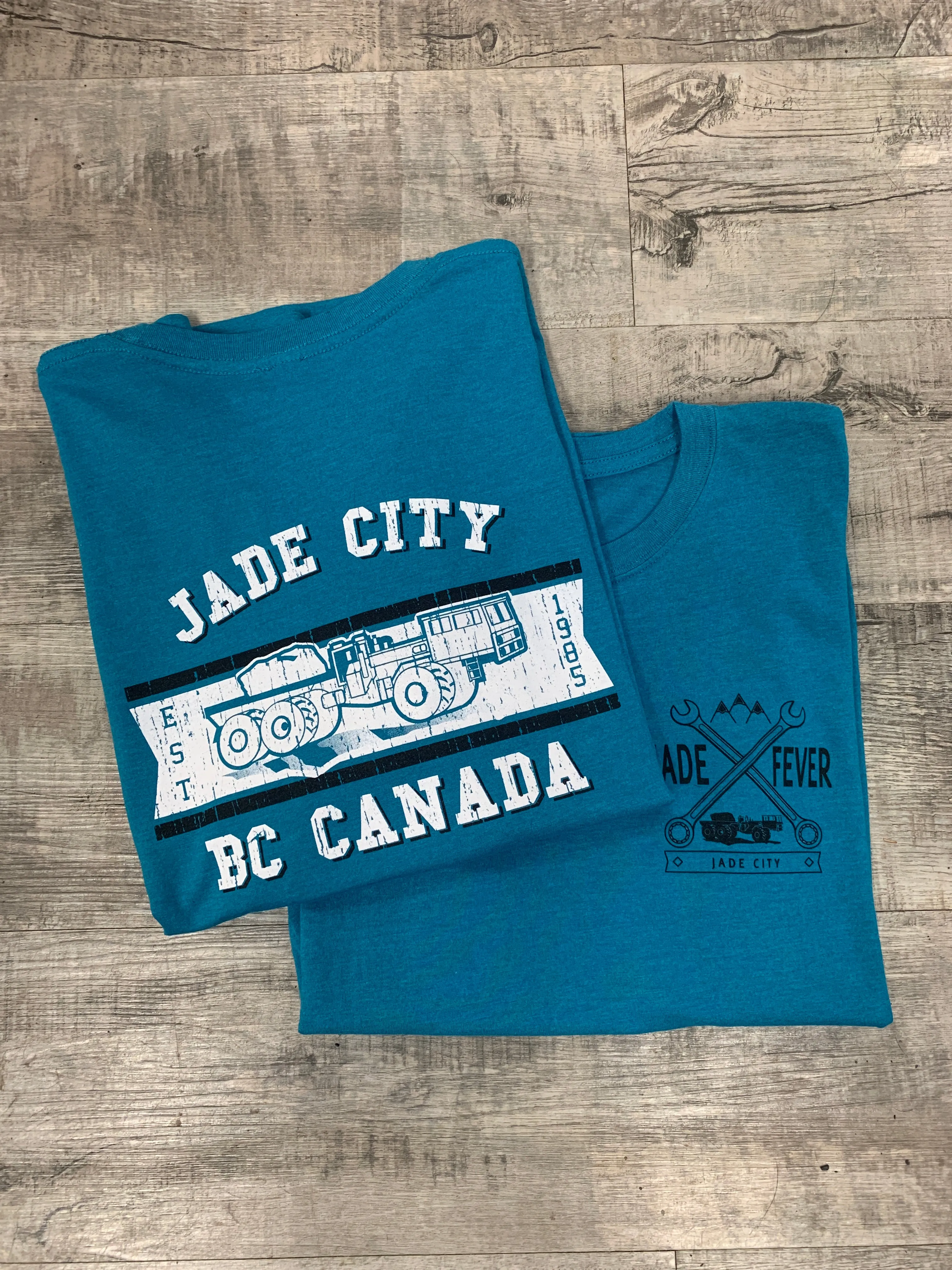 Jade Fever Wrench T-Shirt with Jade City Delta on back