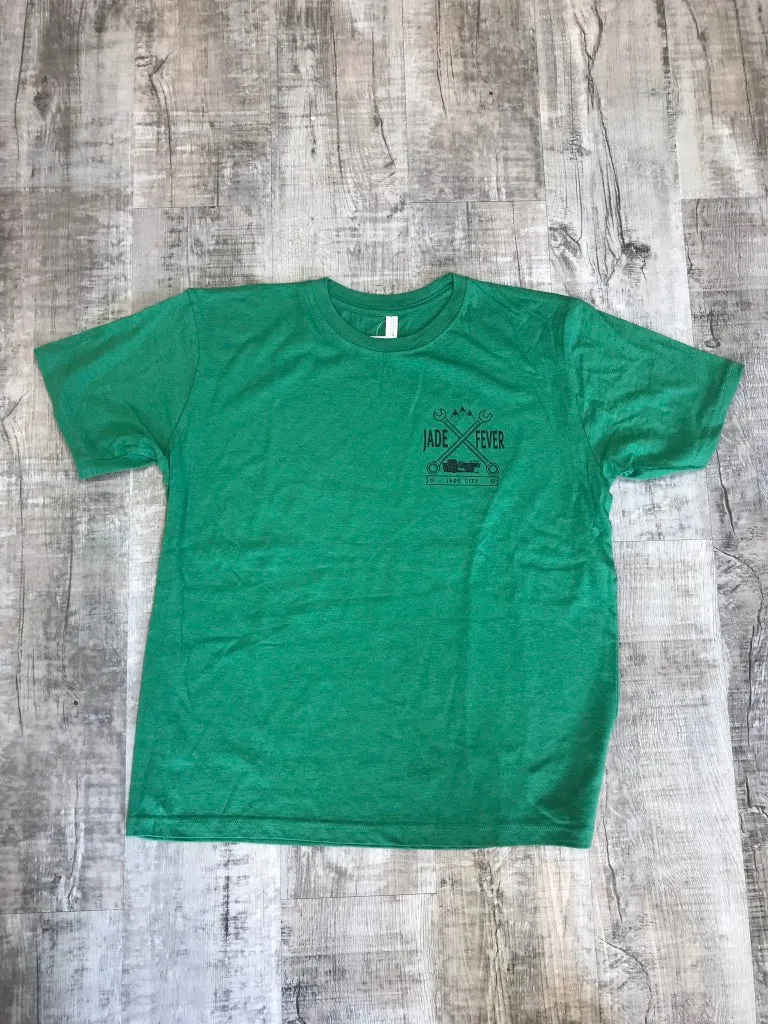 Jade Fever Wrench T-Shirt with Jade City Delta on back