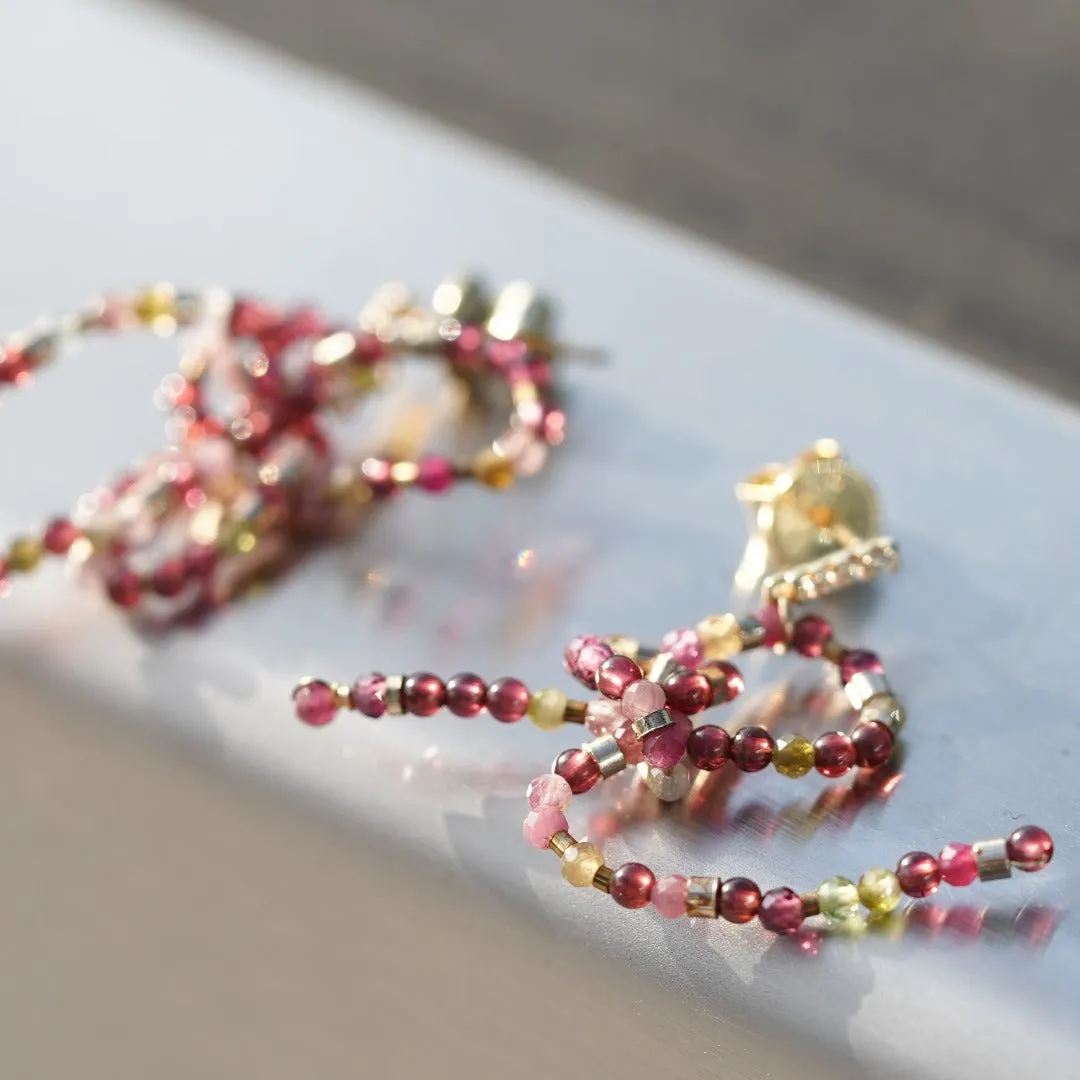Jade Vine Tourmaline Earrings