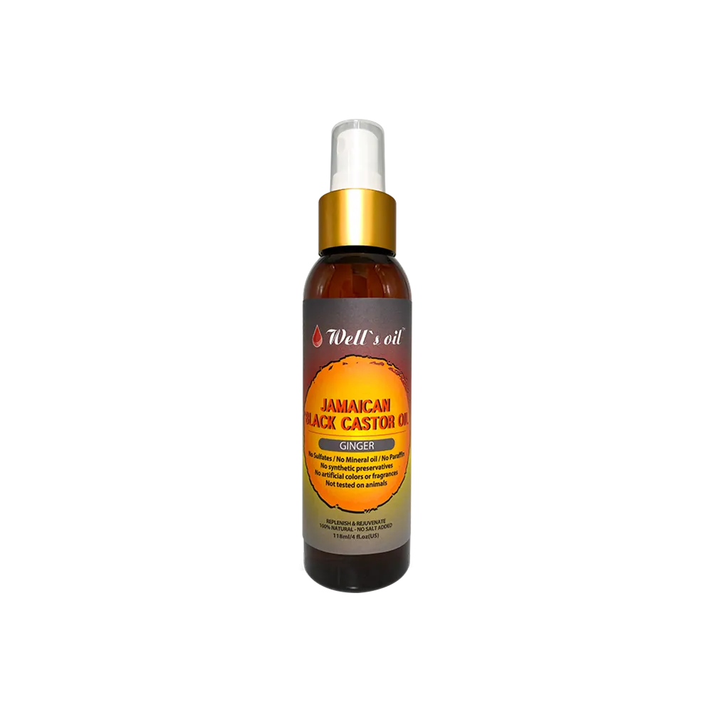 Jamaican Black Castor Oil Ginger Spray 4oz
