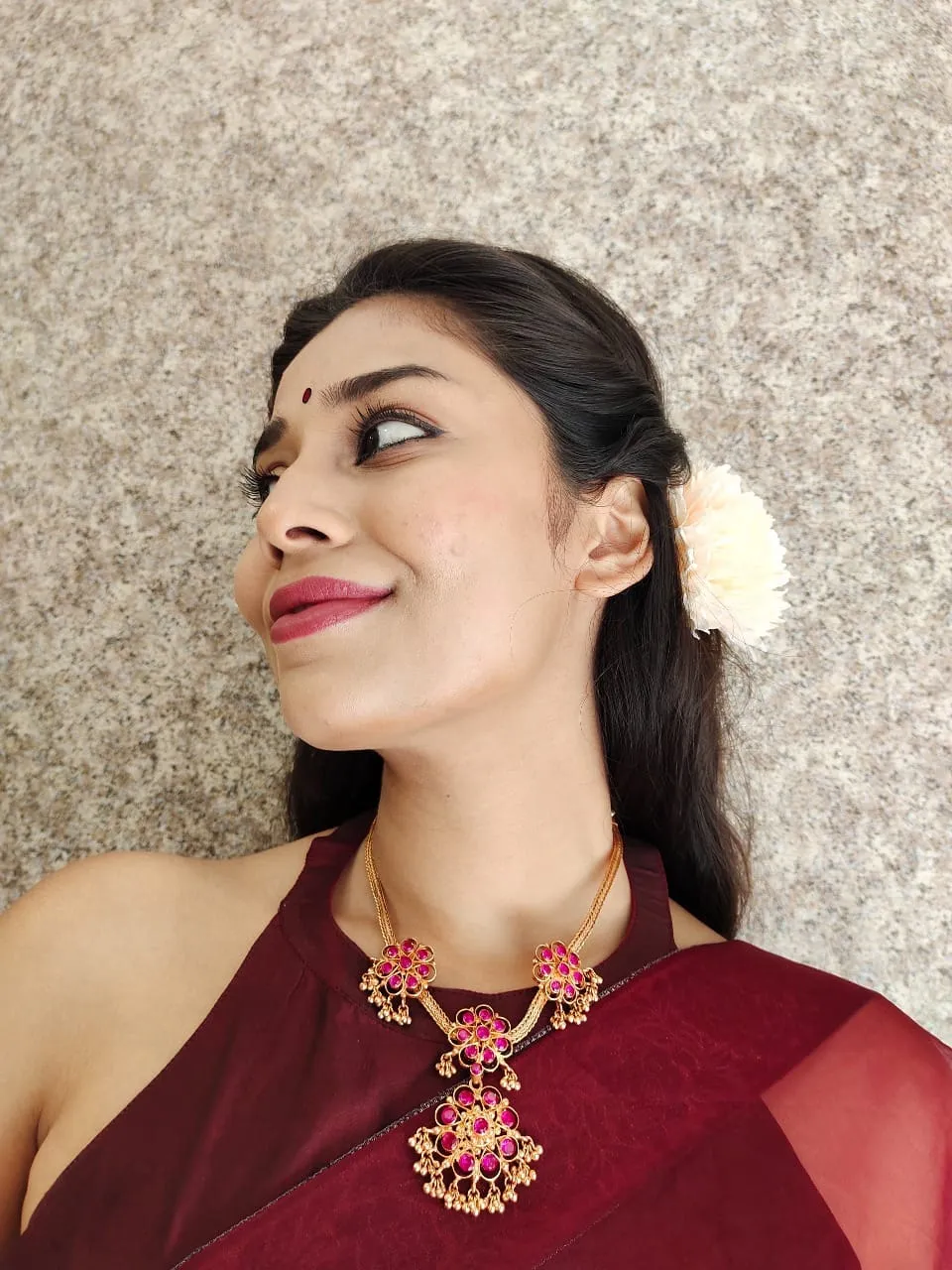 JAYAPRADHA GARNET NECKLACE