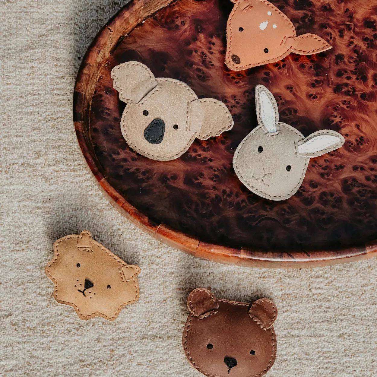 Josy Classic Hair Tie | Deer | Walnut Nubuck