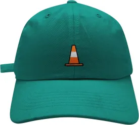 JPAK Safety Cone Baseball Cap Embroidered Cotton Dad Hat - Construction