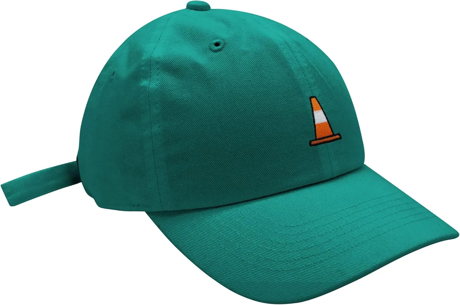 JPAK Safety Cone Baseball Cap Embroidered Cotton Dad Hat - Construction