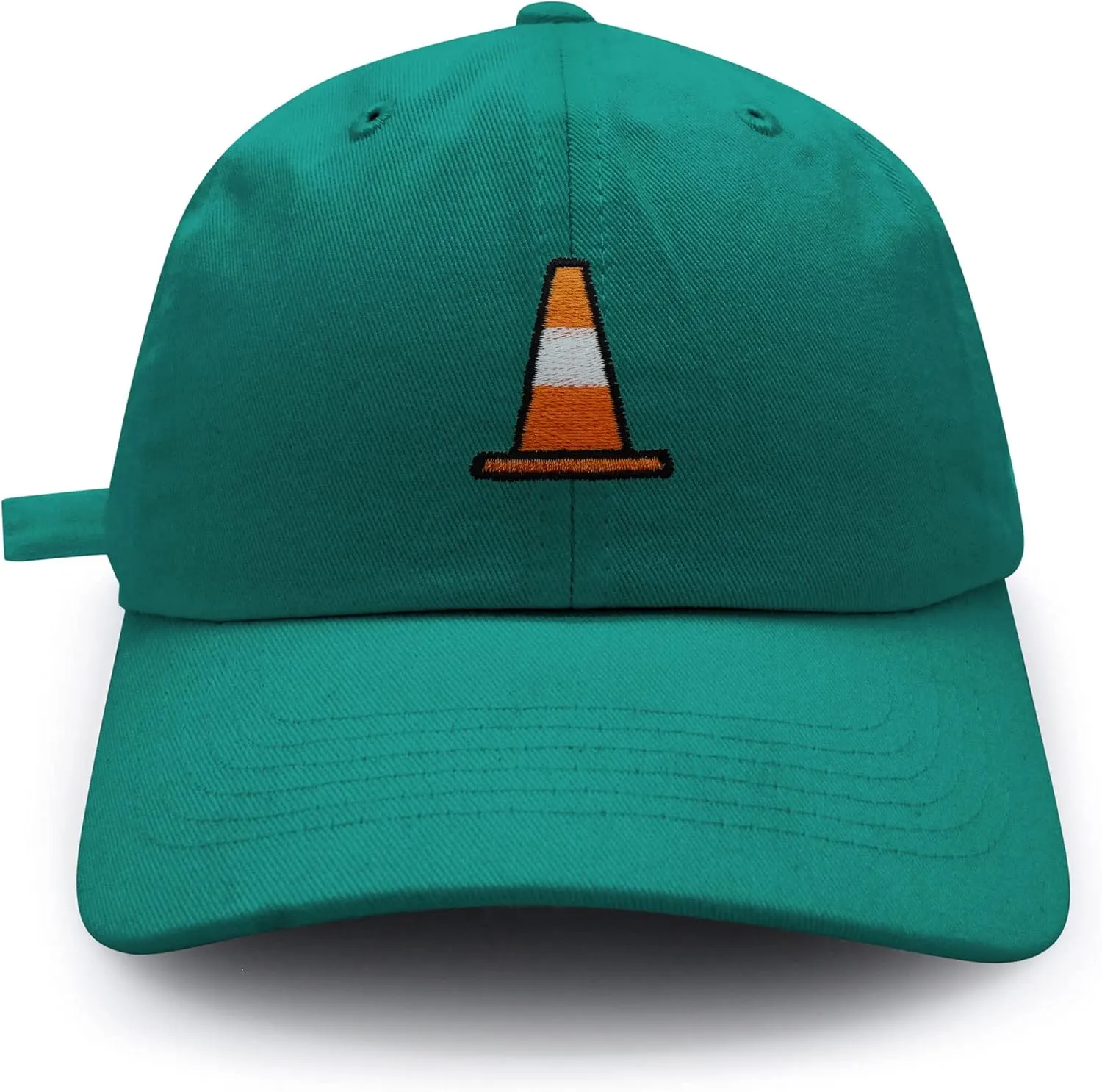 JPAK Safety Cone Baseball Cap Embroidered Cotton Dad Hat - Construction