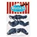 Kicko Fake Mustaches - Pack of 12 - Dress up for Your Movember Events - Novelty and Toy