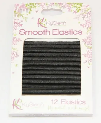 Kysienn Smooth Hair Elastics - 12 pack