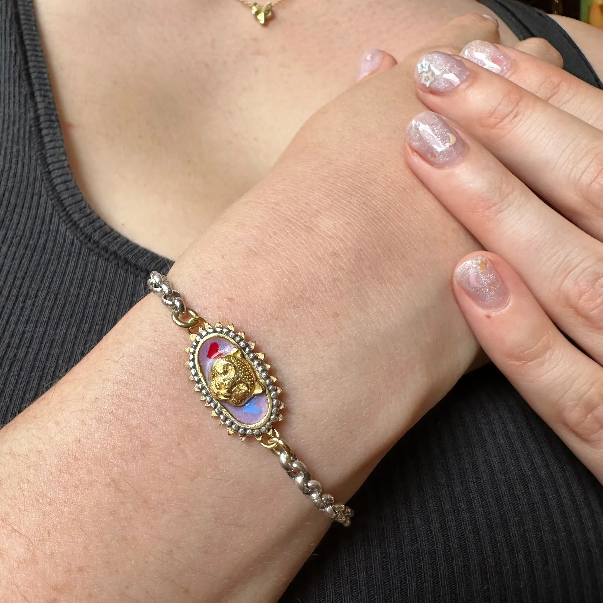 Limited Edition Mountain Ghost Heart Bracelet