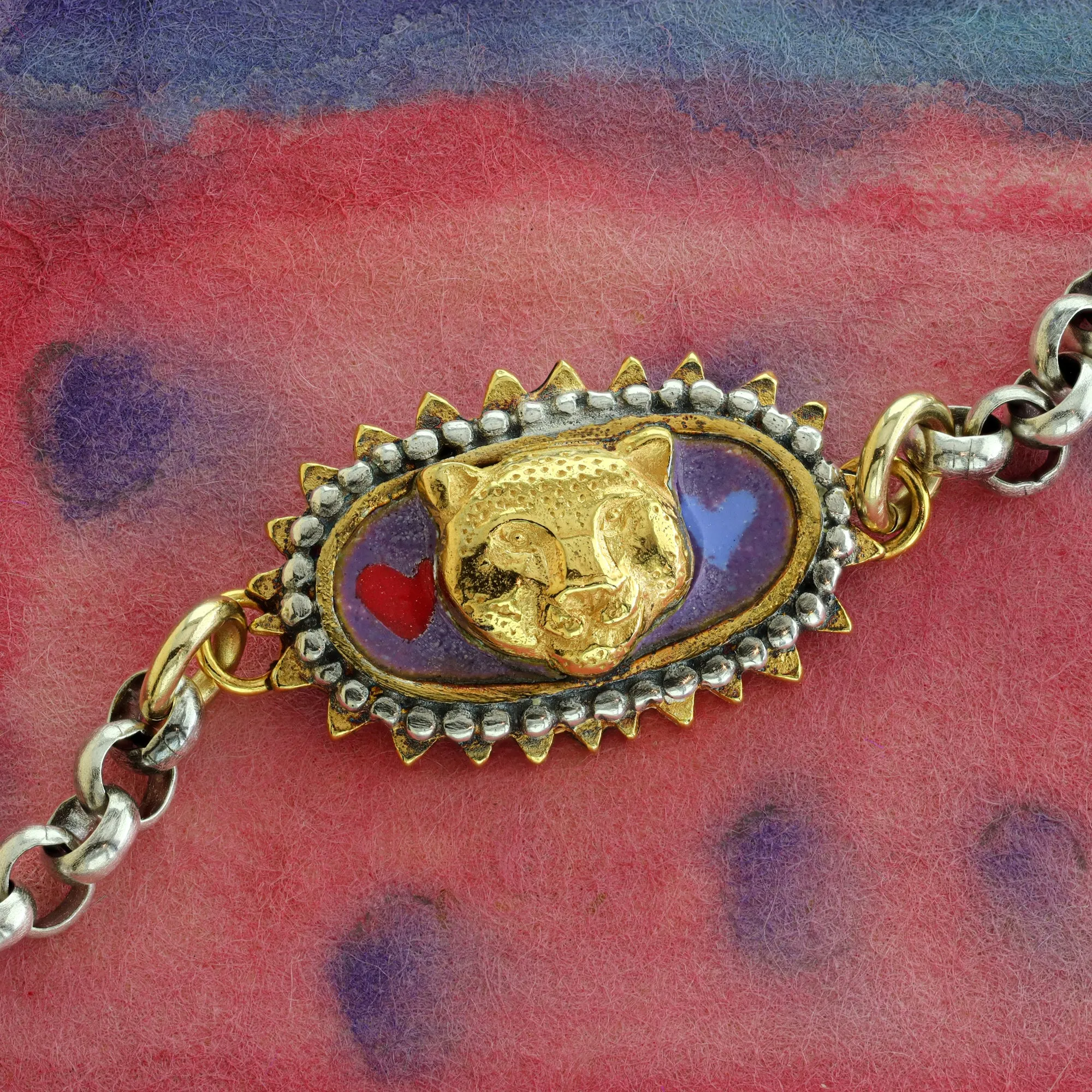 Limited Edition Mountain Ghost Heart Bracelet