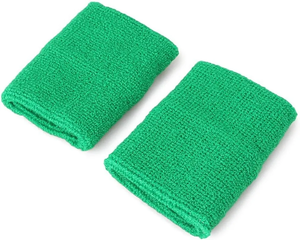 Mallofusa 10 Pack Colorful Sports Basketball Football Absorbent Wristband Party Outdoor Activity
