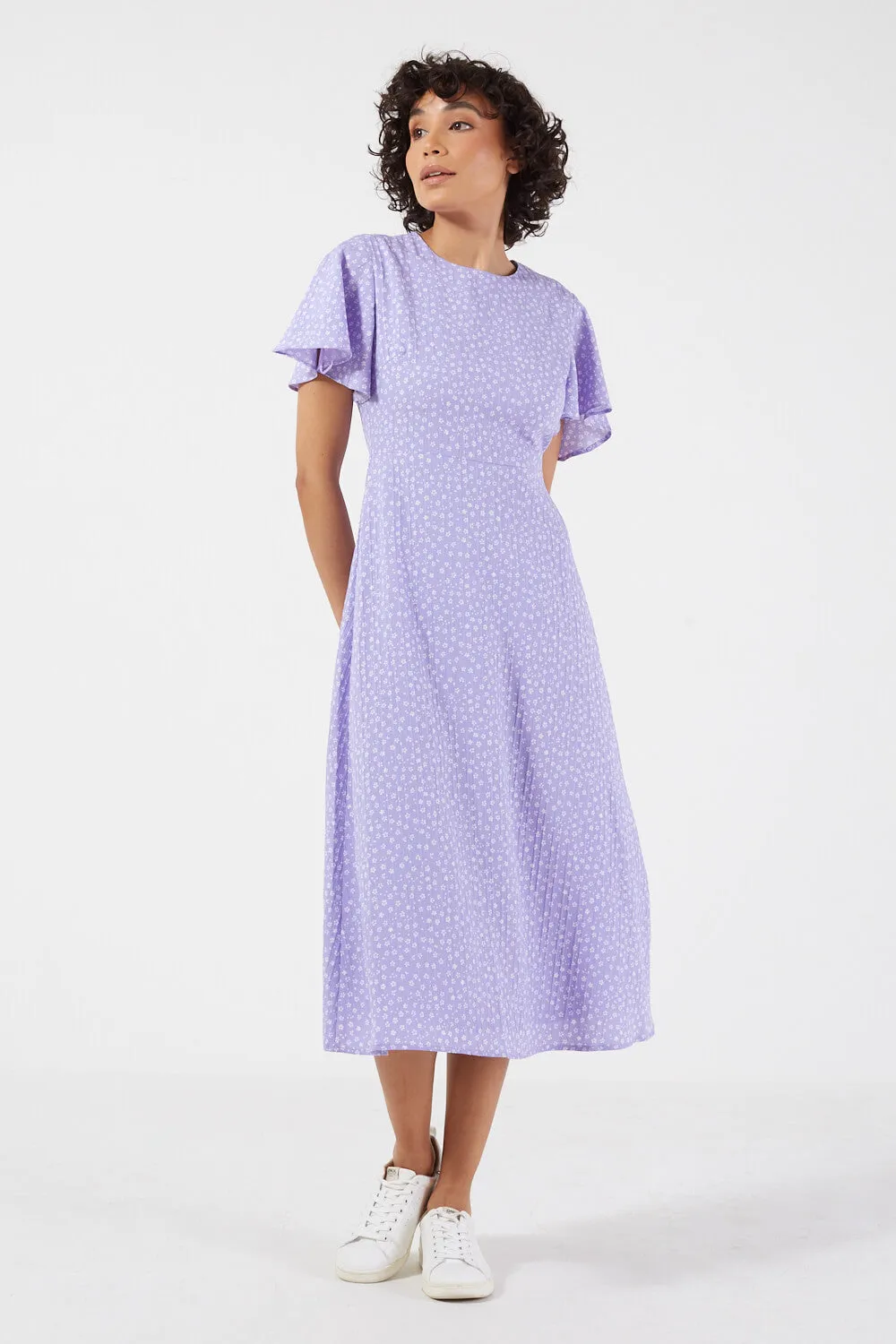 Marc Angelo Short Sleeve Midi Dress