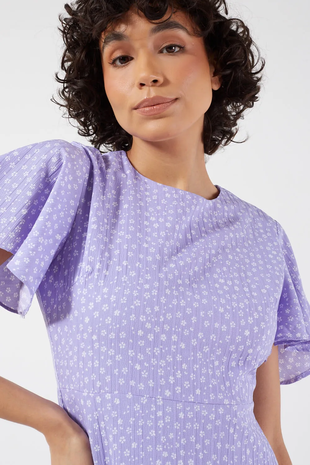 Marc Angelo Short Sleeve Midi Dress