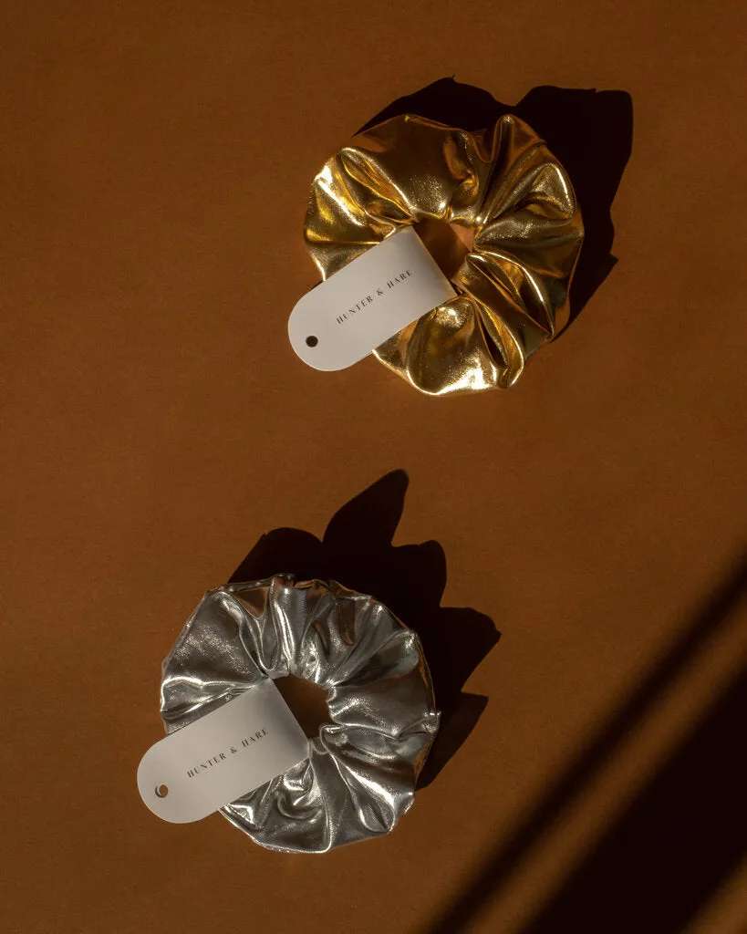 Metallic Scrunchies