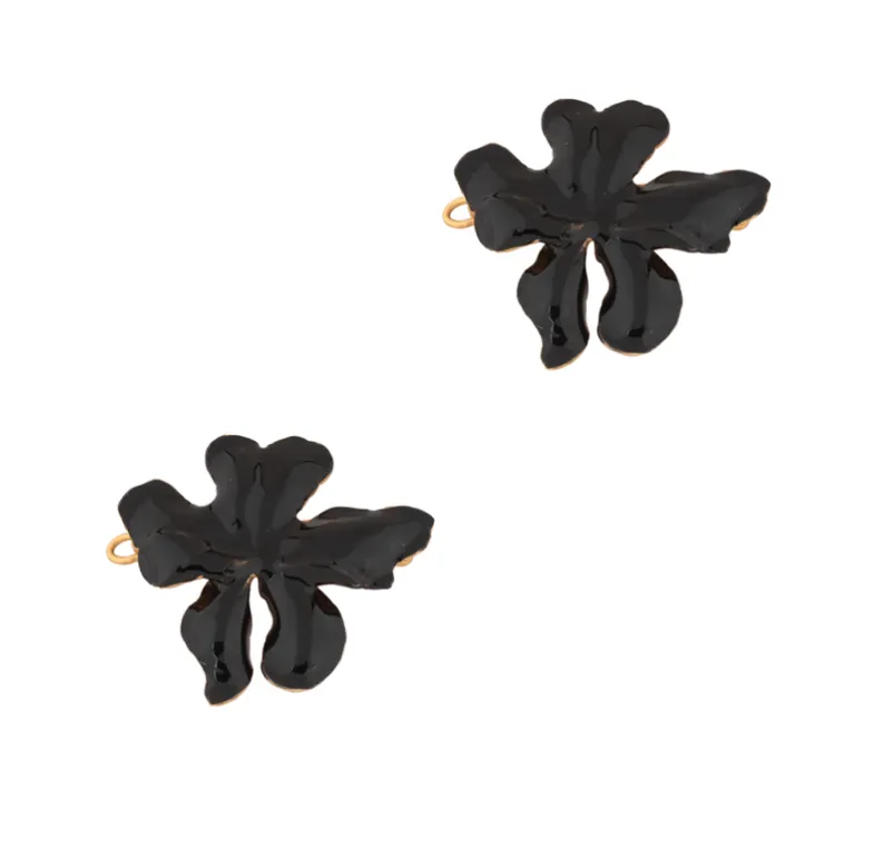 Mini Elena Hair Clip Black (Pair)