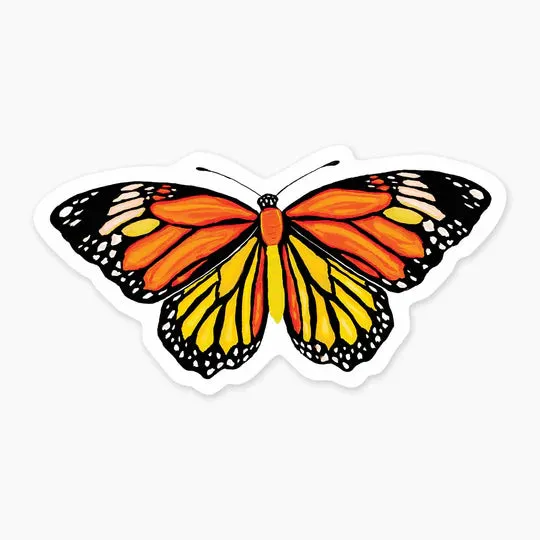 Monarch Sticker
