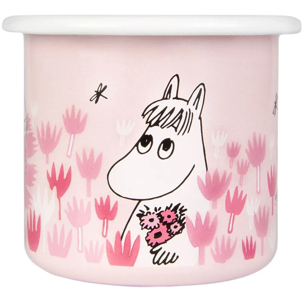 Moomin Enamel Mug 2.5 dl In The Garden Girls