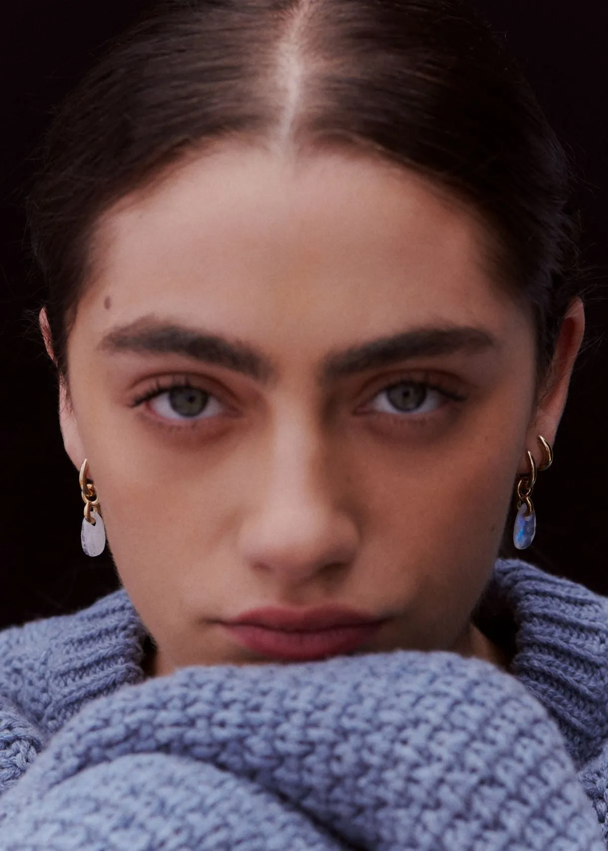 Moonstone Lapillus Earrings