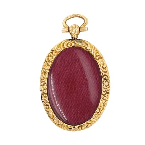 Oval Embossed Locket