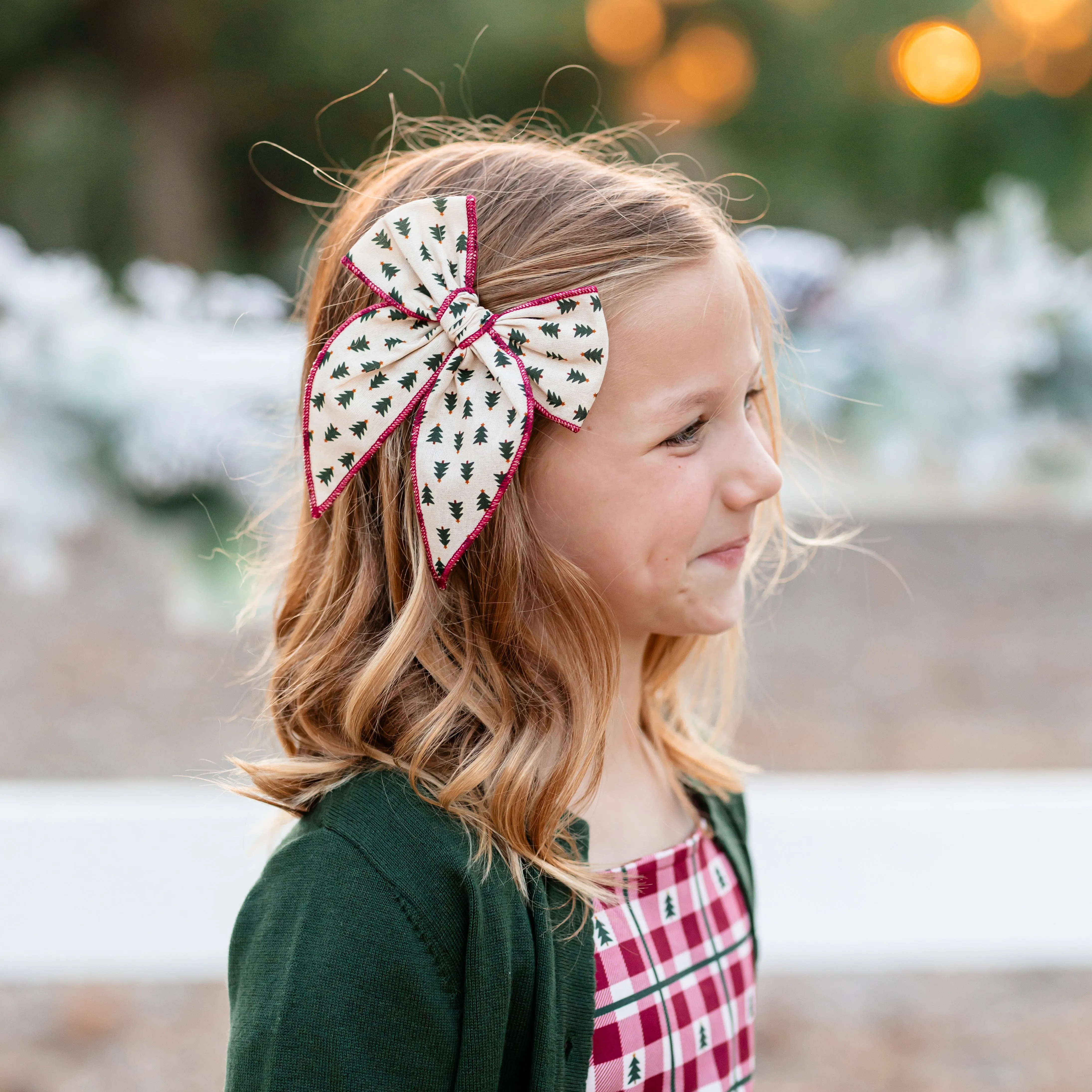 Elegant Noble Trees Party Girl Bow