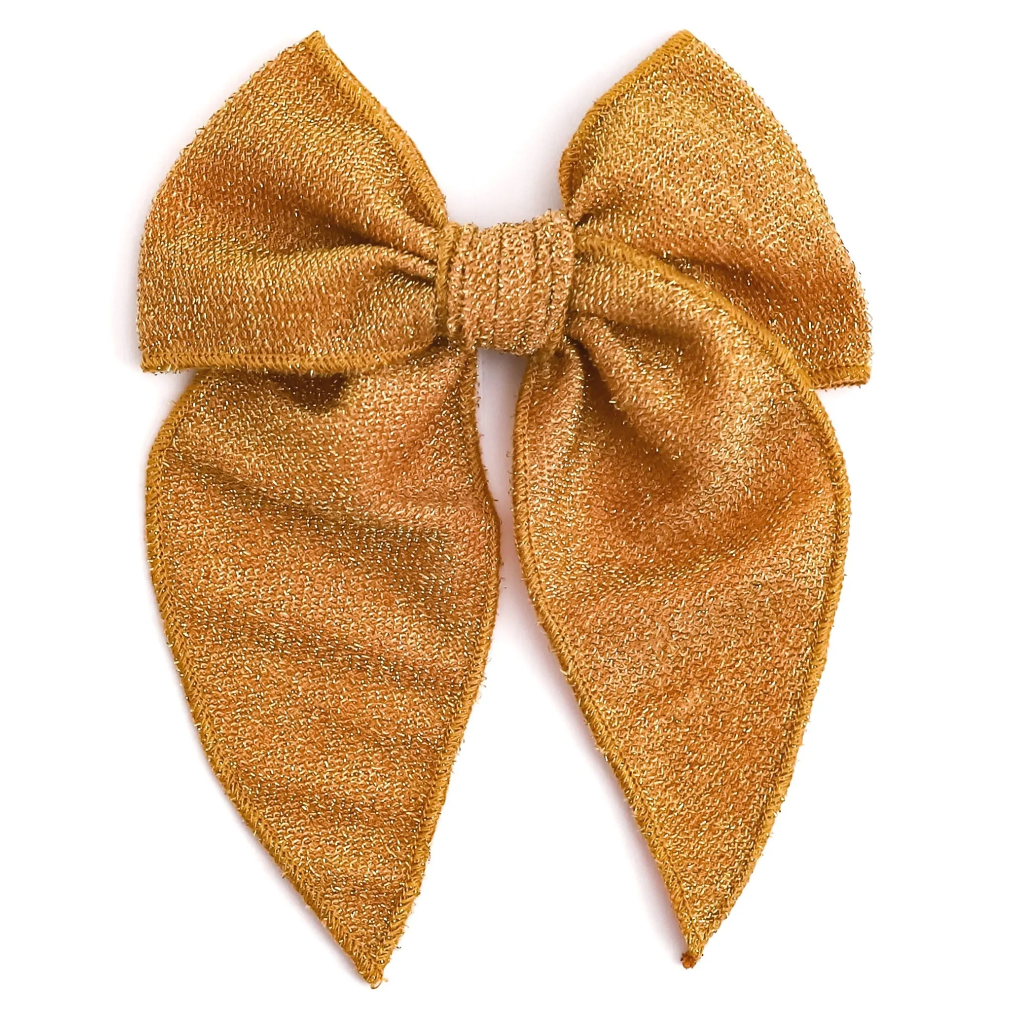 Party Girl Bow - Sparkly Gold