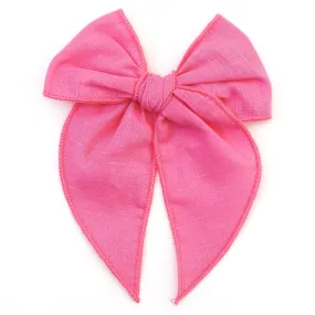 Party Girl Bow - Taffy Linen