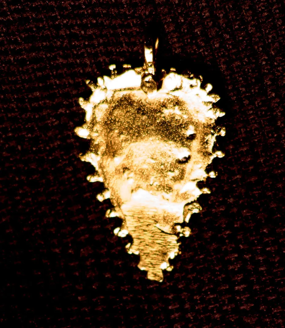 Pendant with Enamel Heart - W-94