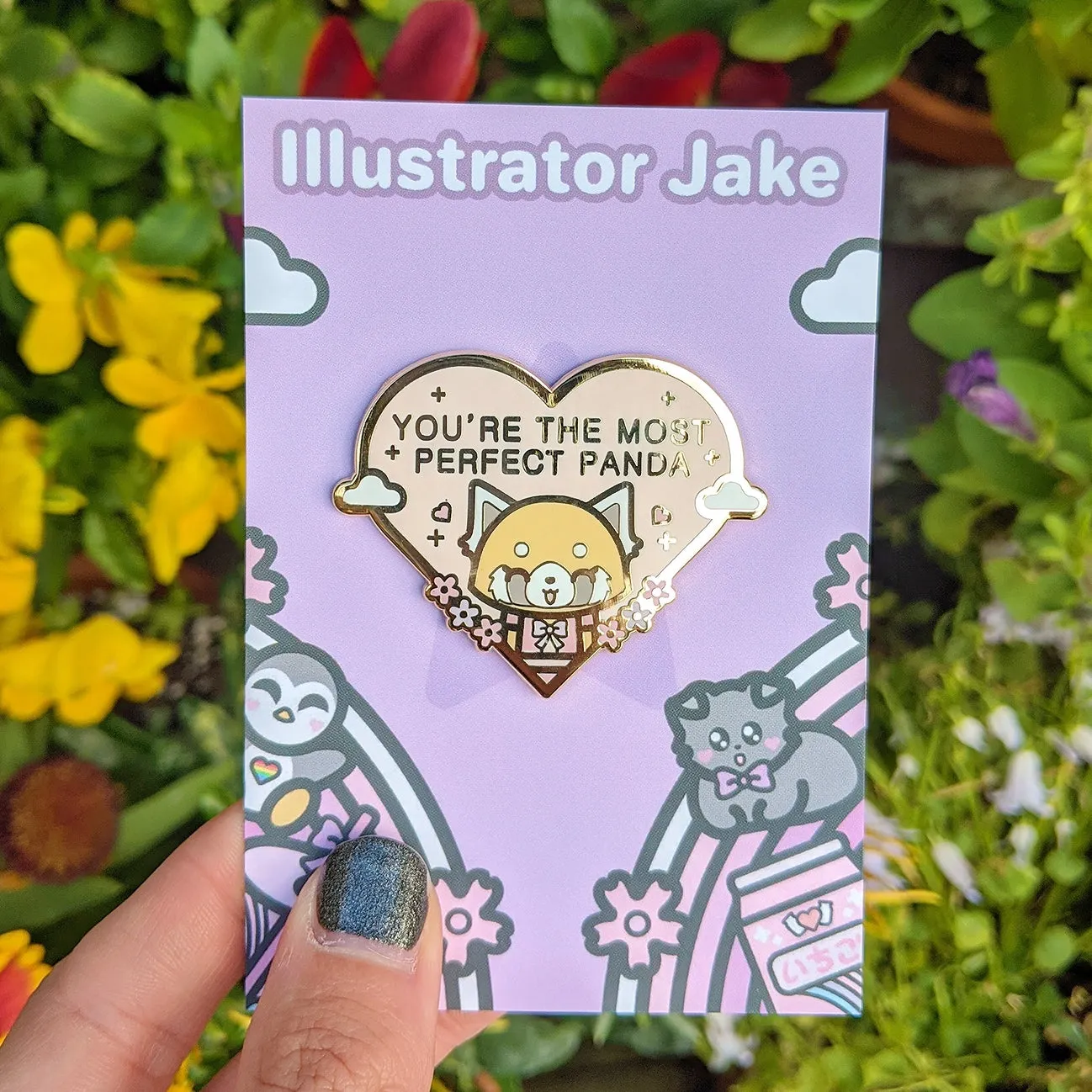 Perfect Panda Enamel Pin