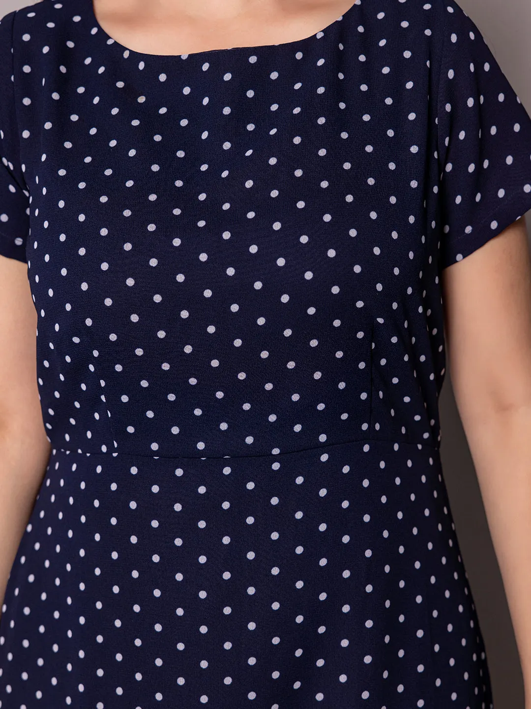 Polka Dot Dress- Blue