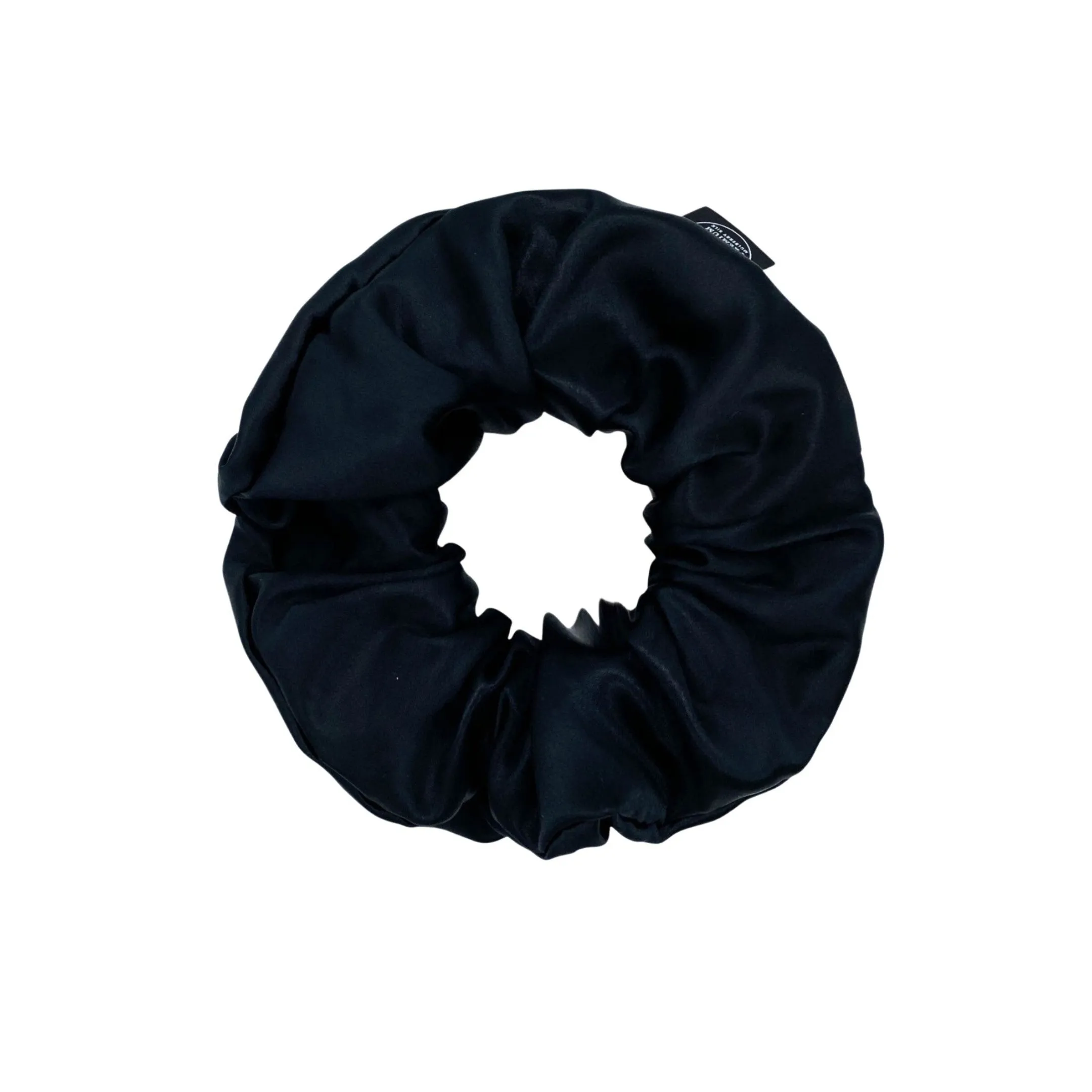 Premium Mulberry Silk Scrunchie - Champagne Gold - Extra Large