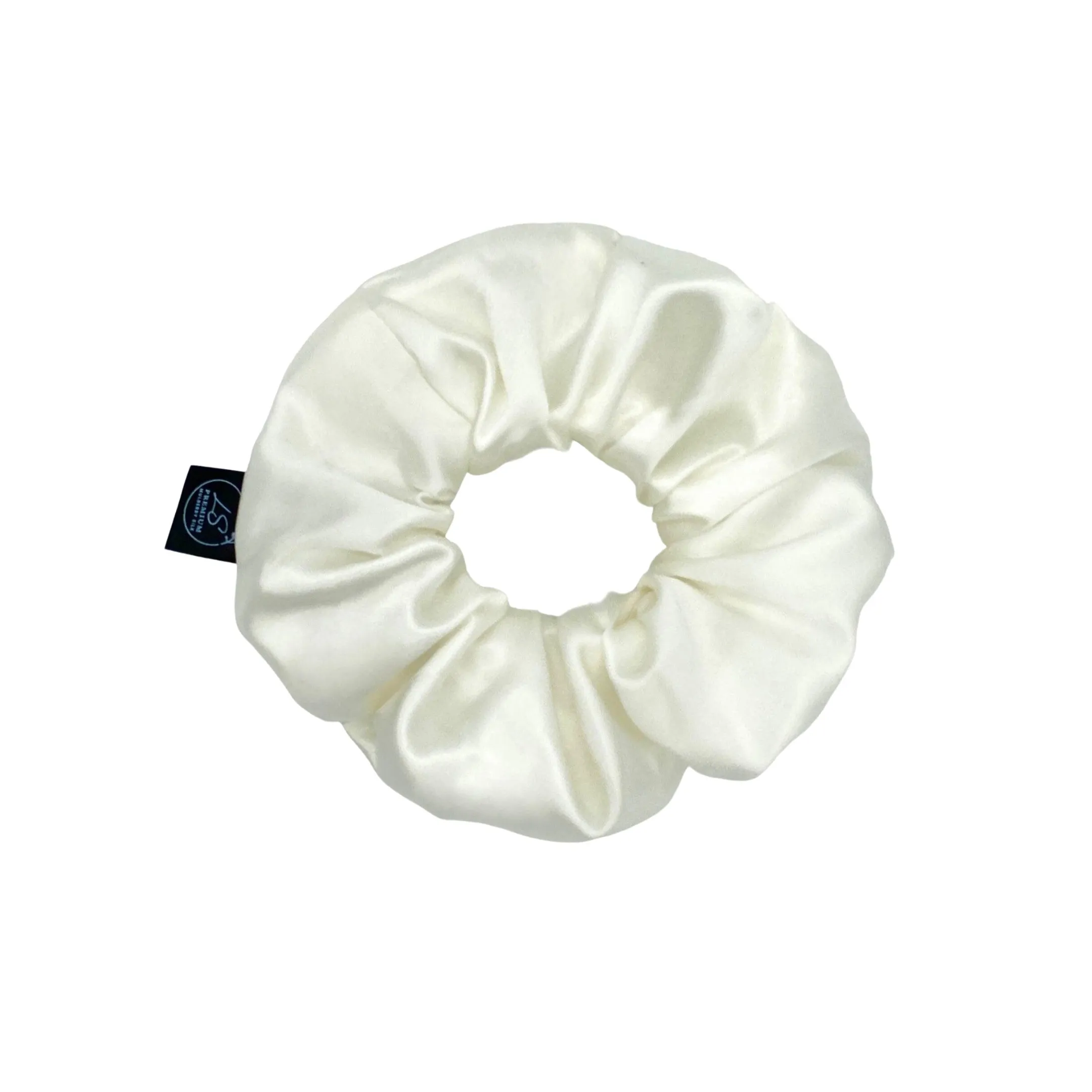 Premium Mulberry Silk Scrunchie - Champagne Gold - Extra Large