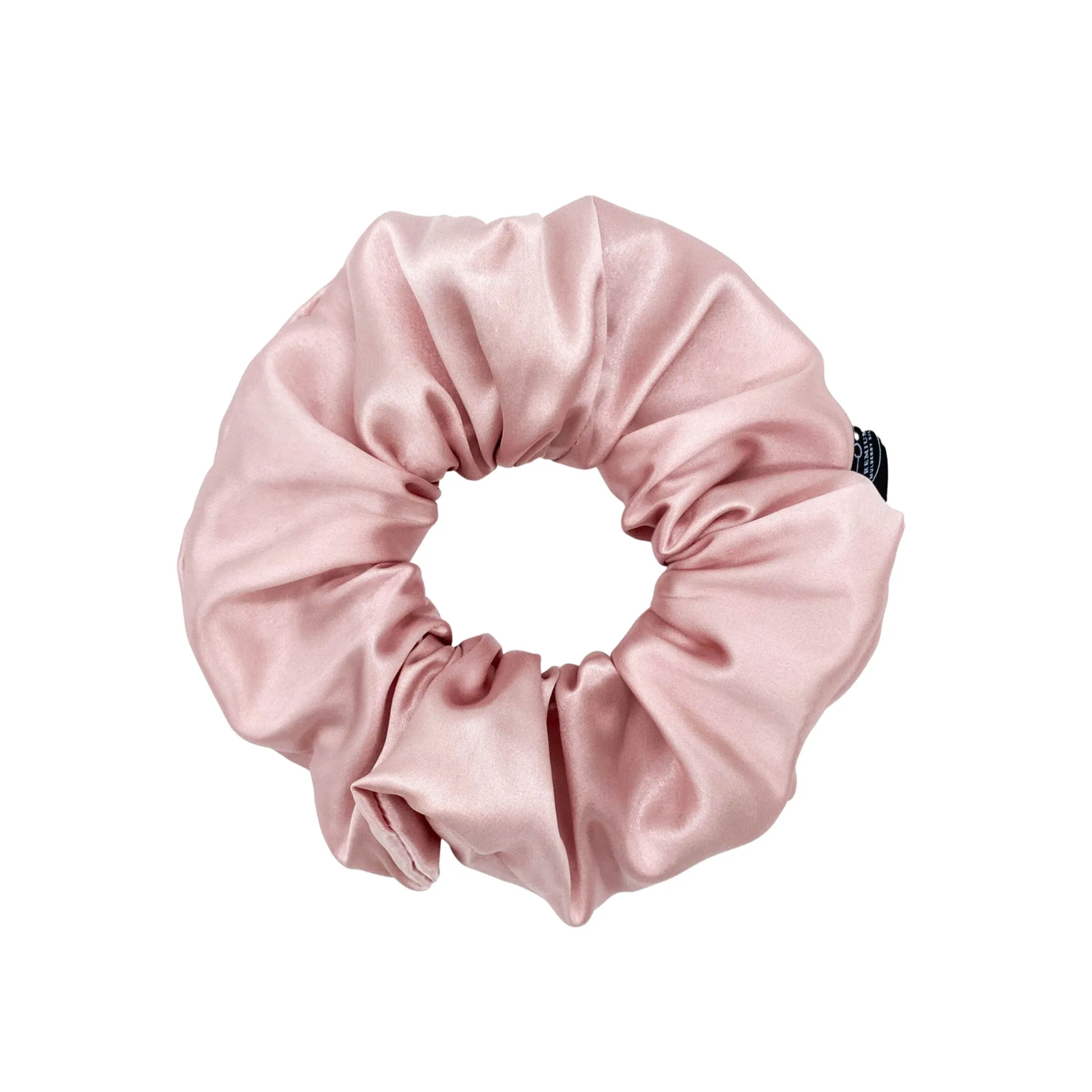Premium Mulberry Silk Scrunchie - Champagne Gold - Extra Large