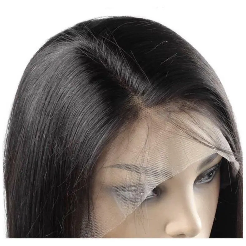 Presidential Hair 'VIP - Full Lace Wig - 100% Human Hair Natural Black (180 density)Body Wave