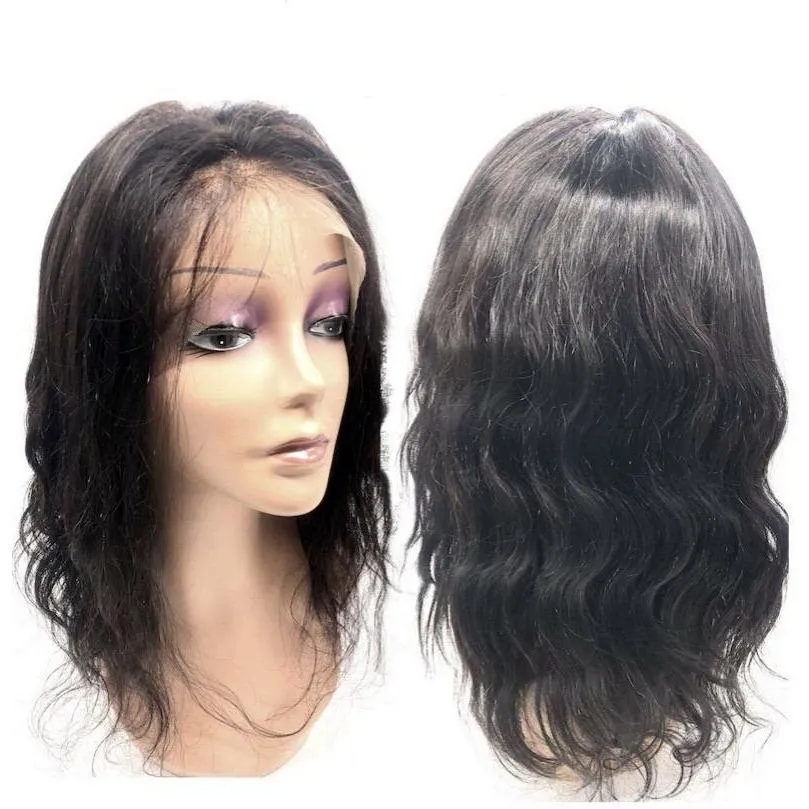 Presidential Hair 'VIP - Full Lace Wig - 100% Human Hair Natural Black (180 density)Body Wave