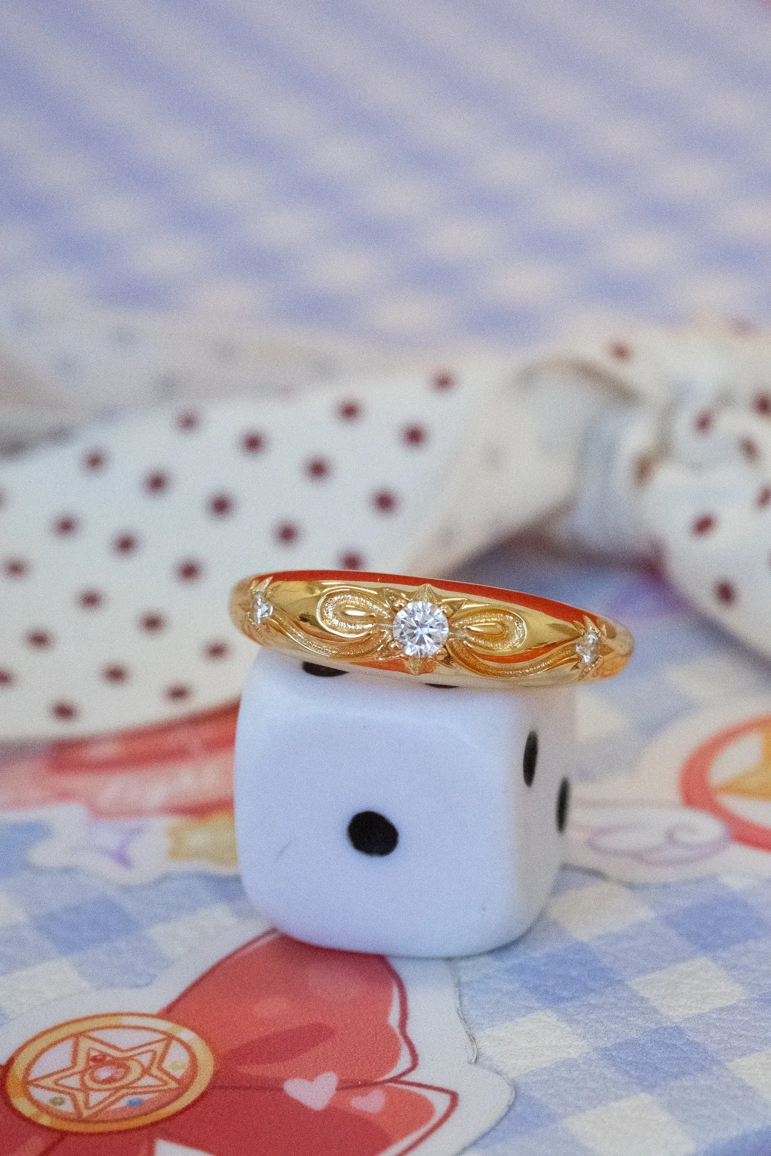 Charming Pretty Please Bow Ring with Elegant Design