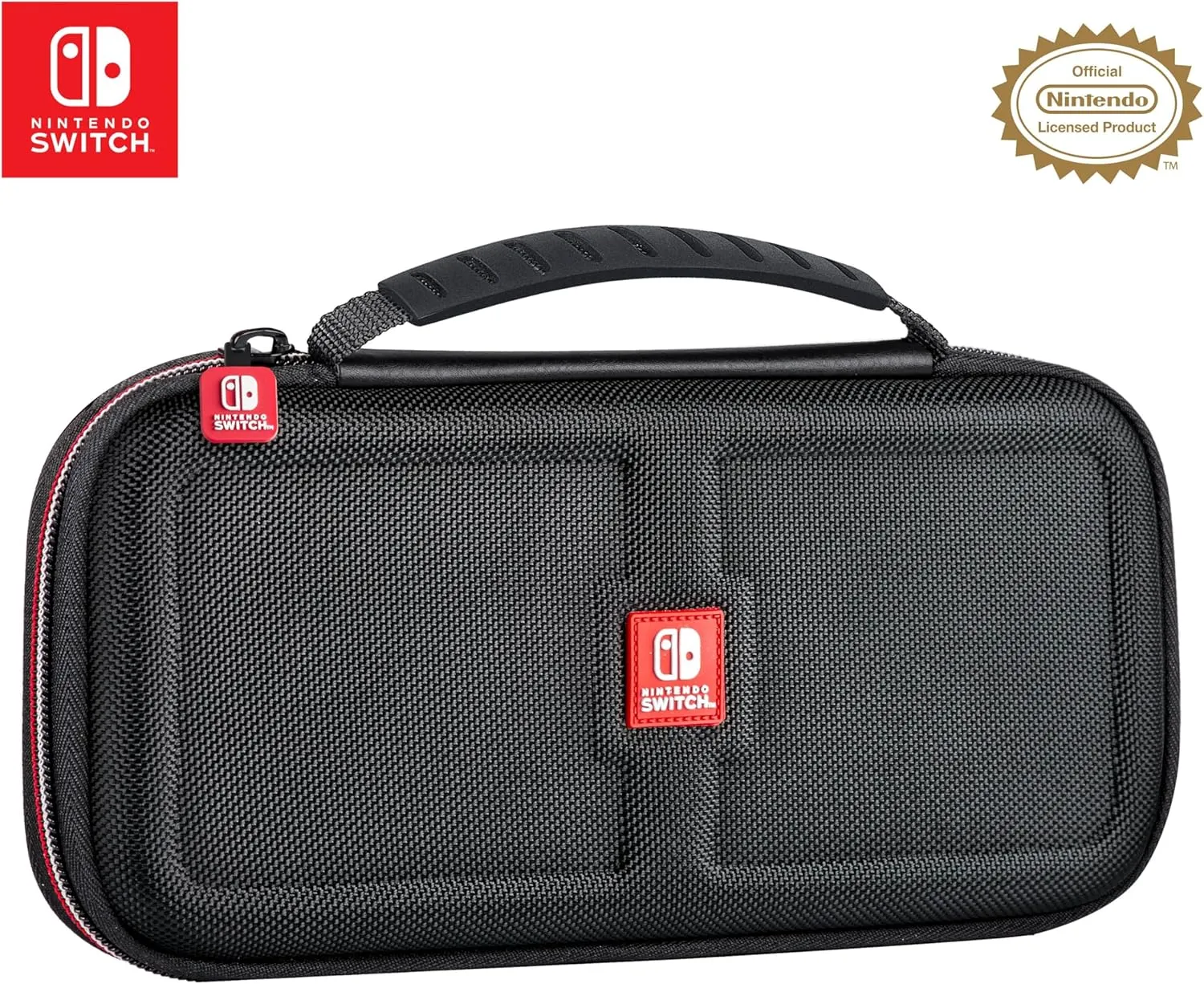 RDS  Officially Licensed Nintendo Switch Deluxe OLED, Nintendo Switch, & Switch Lite Case - Purple Ballistic Nylon, Viewing Stand, & Bonus Game Cases, #1 Selling Case in USA