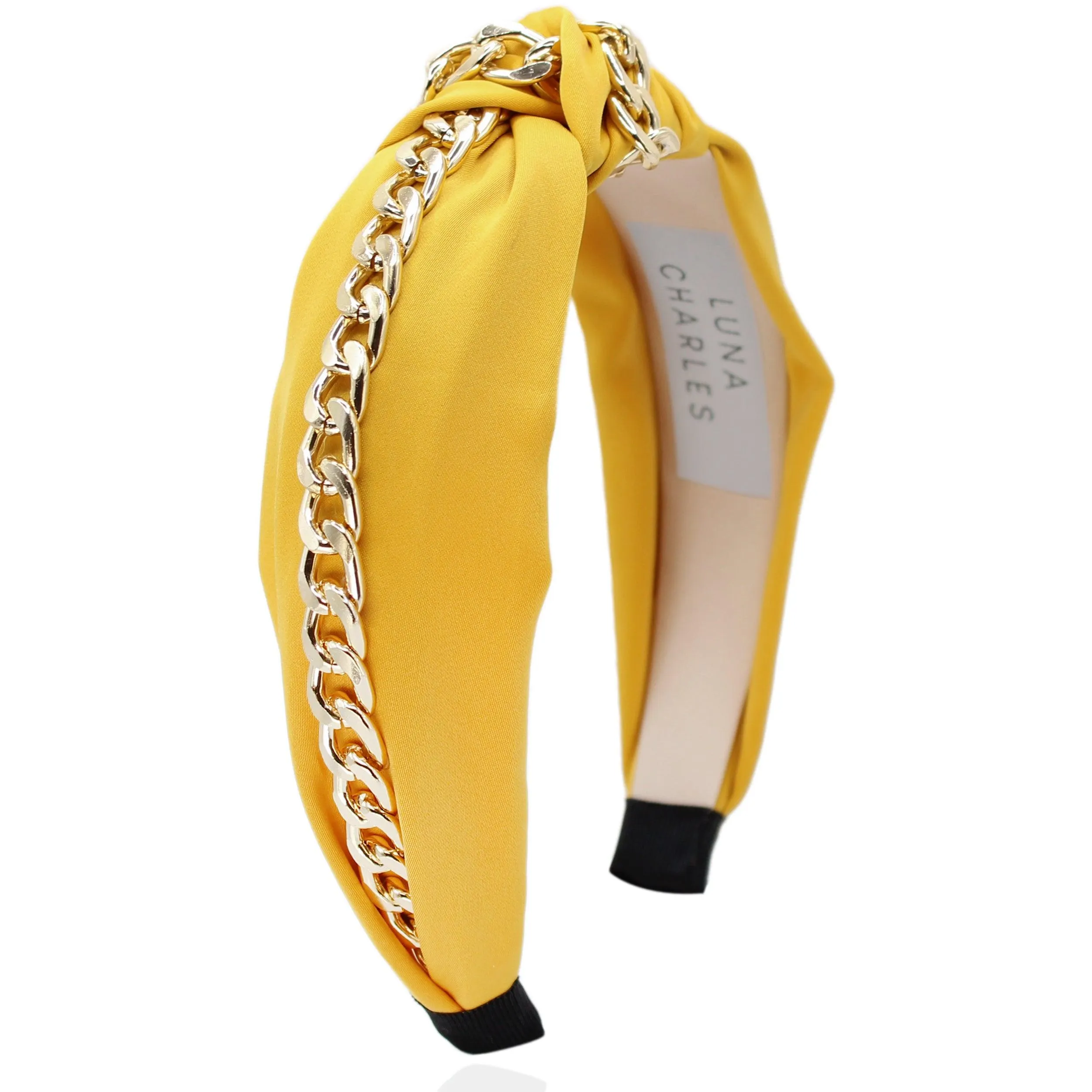 Rihanna Chain Headband - Yellow