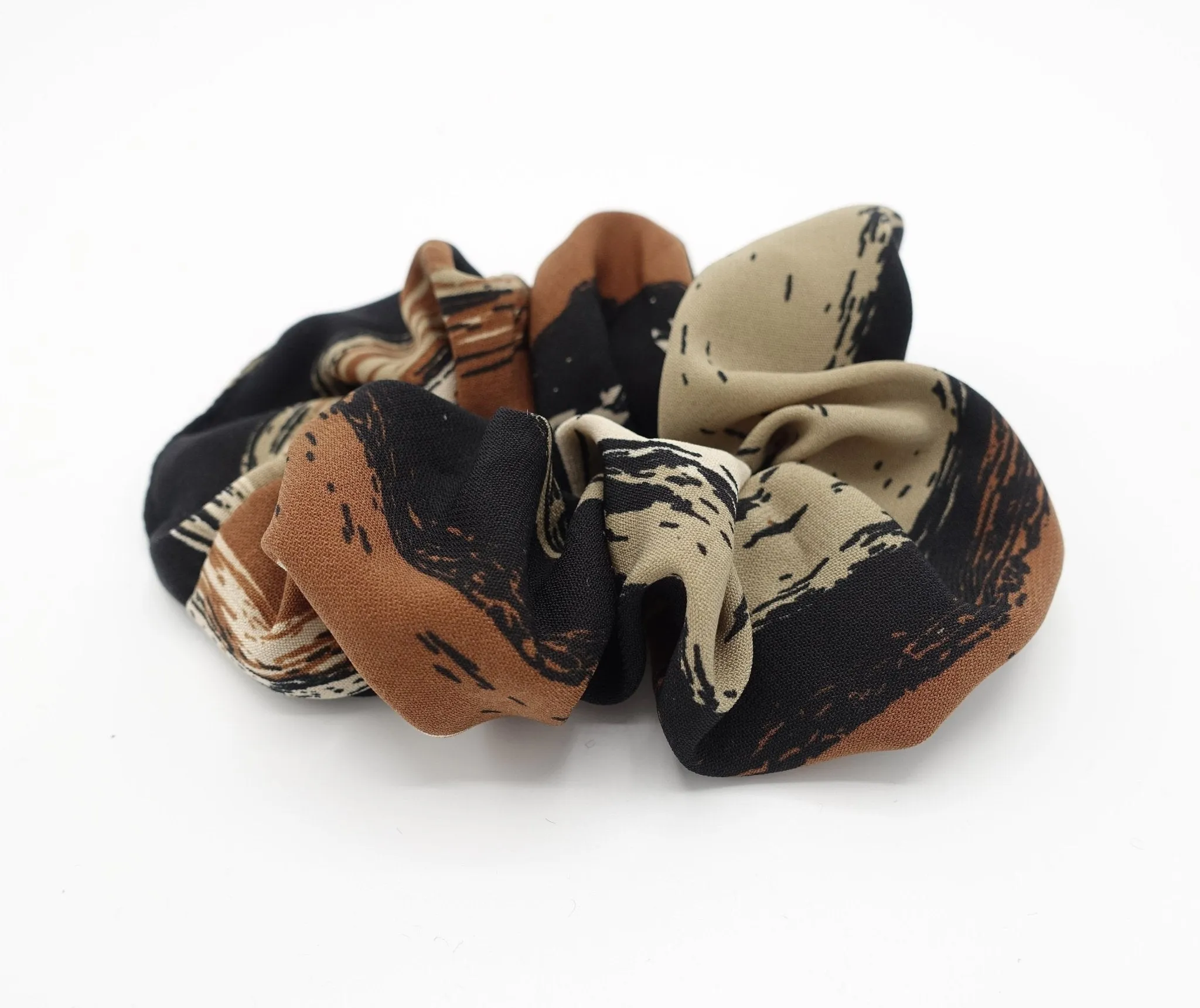 rough stripe scrunchies colorful elastic hair scrunchy women hair accessory