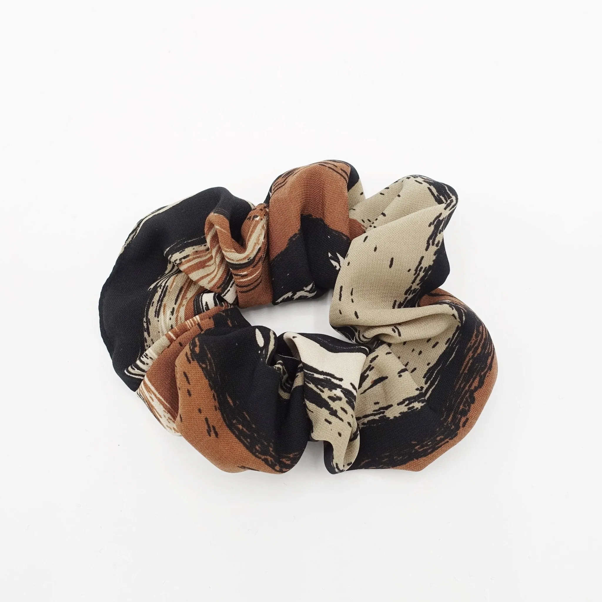 rough stripe scrunchies colorful elastic hair scrunchy women hair accessory