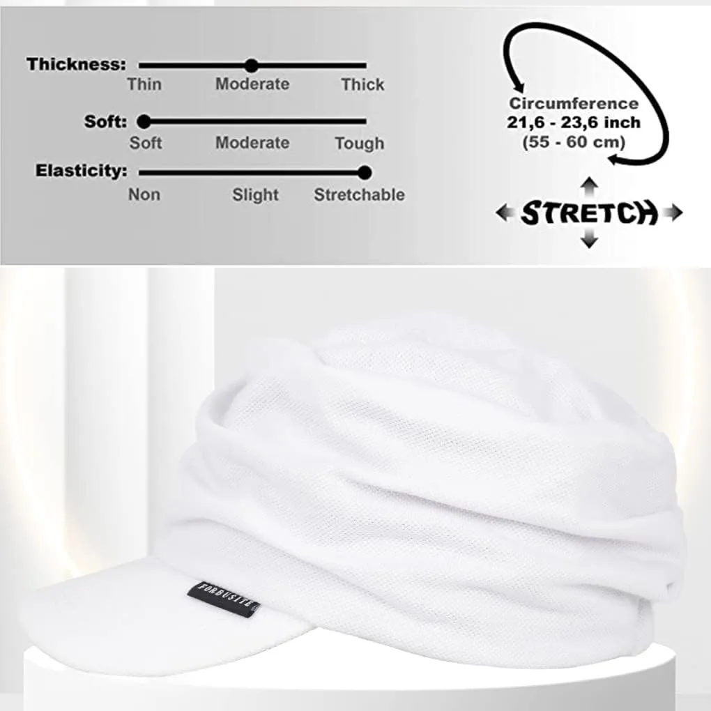 Ruphedy Newsboy Cap for Women Summer Chemo Headwear Hair Loss Cancer Hat with Brim