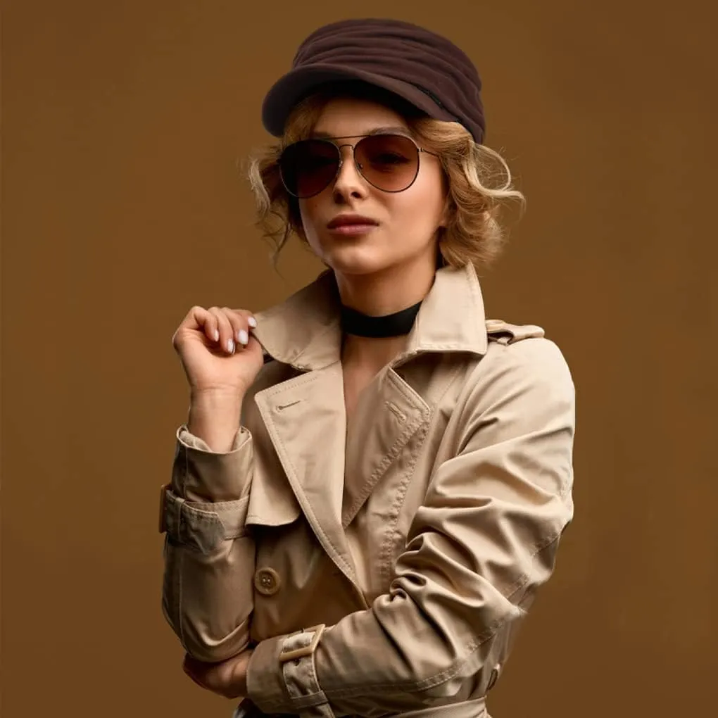 Ruphedy Newsboy Cap for Women Summer Chemo Headwear Hair Loss Cancer Hat with Brim